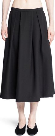 Toteme Wool Silk twin flower skirt