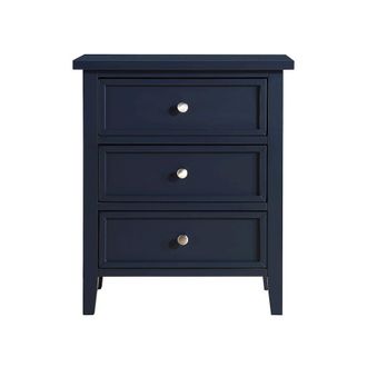 Comfort Pointe Lennon 3-drawer Nightstand - Midnight Blue