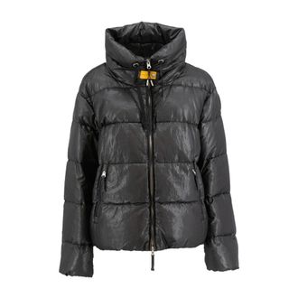 Parajumpers Winter Jackets, female, Black, Size: L Light Down Jacket with Adjustable Collar