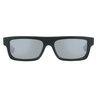 Gucci Silver Browline Mens Sunglasses GG1616S 003 57