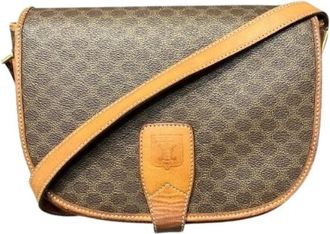 Celine Pre-owned Cross Body Bags, female, Brown, Size: ONE SIZE Pre-owned Vintage Cross Body Bag