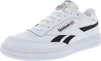 Reebok Vintage Club C Revenge Shoes by Reebok, Ftwr White/Black/Ftwr White, 12 Women/13.5 Men