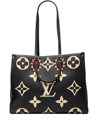 Louis Vuitton 2020 Empreinte Giant Crafty Onthego GM tas met monogram - Zwart