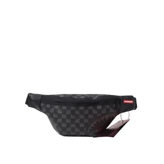 Sprayground Belt Bags, male, Gray, Size: ONE SIZE Checkered Waist Pack