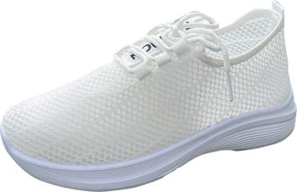 Generic Womens Slip on Walking Shoes Womens Platform Arch Support Sneakers Womens Summer Explosion Sports Shoes Female Breathable Mesh Hugh Middle And Elderly