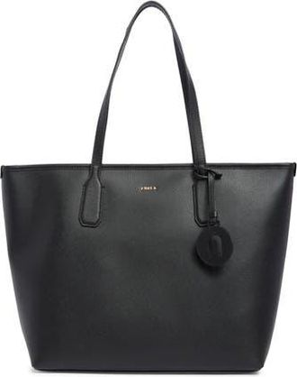 Furla Classic Zip Top Tote Bag in Nero at Nordstrom Rack