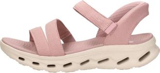 Skechers Go Walk Glide-Step 2.0 Sandal - Dames - Sleehakken - Roze - 41 EU - Schoenen