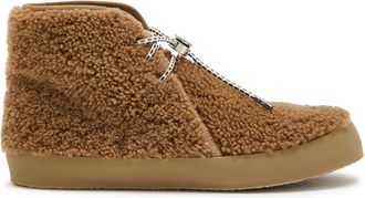 Le Monde Beryl LE Monde Beryl Desert Shearling Ankle Boots - Tan - 39 (IT39 / UK6)