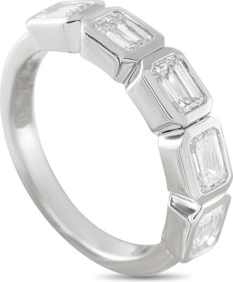 Luxury Bazaar 18K White Gold 2.05ct Diamond Ring ALR-19582