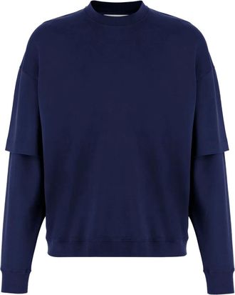 Darkpark Felpa in lana a doppio strato - Blu