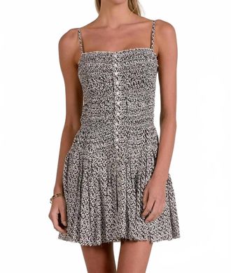 Elan Zola Mini Dress In Black