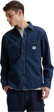 Lee Workwear Relaxed Shirt 2.0 - Heren - Spijkeroverhemden - Blauw - S - Katoen - Overhemden