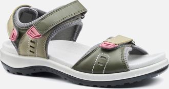 Hotter Womens Walk II Womens Wide Fit Sandals - Tan - Size: 7.5