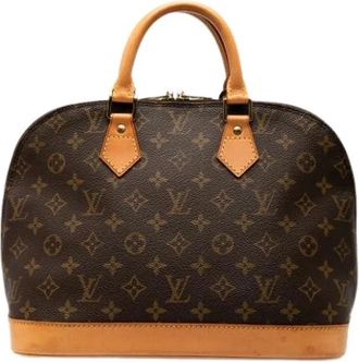 Louis Vuitton Pre-owned Handbags, female, Brown, Size: ONE SIZE Pre-owned Canvas Handbag