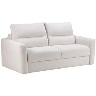 Vente-Unique Divano letto 3 posti express in tessuto ciniglia beige - Letto 140 cm - Materasso 13 cm - DOVENA di Maison C&eacute;phy