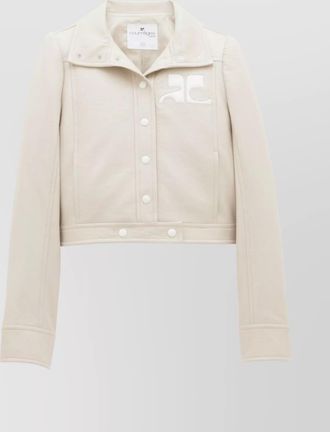 Courrèges short cotton stretch jacket