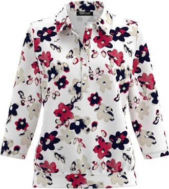 Frank Walder Frank Walder, Dames, Tops, Veelkleurig, Maat: 5XL Viscose