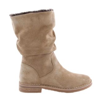 Aqa Aqa, Schoenen, Dames, Beige, 37 EU, Su&egrave;de, Kuitlaarzen