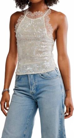 Free People Take Me Away Cami Top In Icsicle Combo