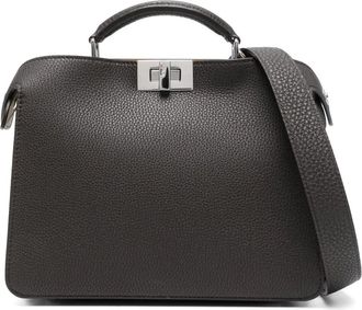 Fendi Borsa tote Peekaboo ISeeU piccola - Marrone