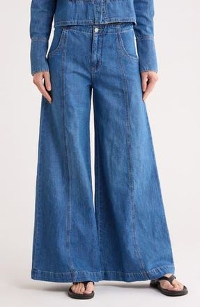 TWP Dancing In The Dark Wide Leg Jeans in Vintage Wash at Nordstrom Rack, Size 10