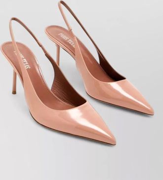 PARIS TEXAS leather slingback pumps
