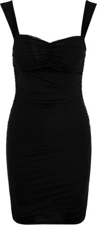 Mar De Margaritas Diana Dress - Dames - Korte kleedjes - Zwart - L - Leer - Kleedjes