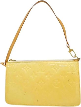 Louis Vuitton Pre-owned Mini Bags, female, Yellow, Size: ONE SIZE Pre-owned Pouch