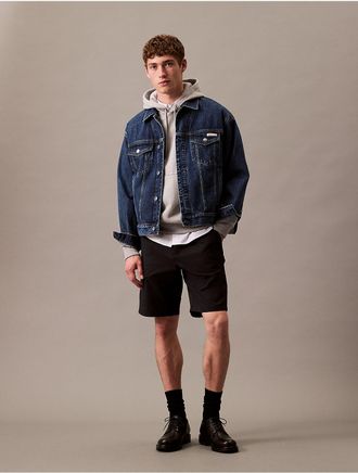 Calvin Klein Mens 9 Stretch Tech Short - Navy - 31