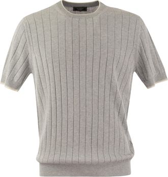 PESERICO Peserico T Shirt In Pure Cotton Crépe Yarn