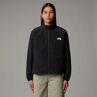 The North Face Womens W Tnf Easy Wind Track Jacket - Black - Size X-Small
