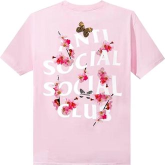 ANTI SOCIAL SOCIAL CLUB Kkoch T-Shirt Pink 0657-100000103KT-PINK