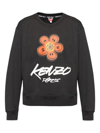 Kenzo Felpa Girocollo Futura In Cotone-Uomo