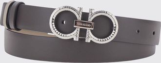 Ferragamo Reversible Calfskin Leather Belt with Gancini Buckle
