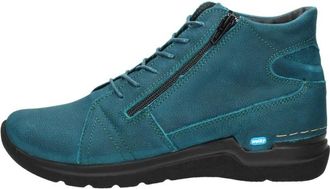 Wolky Why Veterboot - Heren - Veterlaarzen - Blauw - 39 EU - Wol - Schoenen