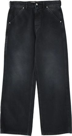 Marni Canvas Broek met Vlagpatch - Heren - Regular Fit Jeans - Zwart - S - Katoen - Jeans
