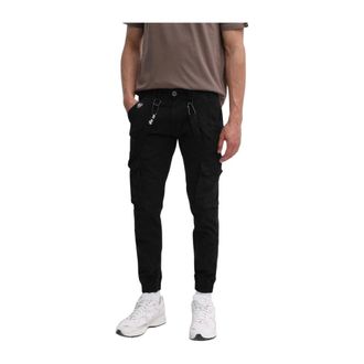 Alpha Industries Broeken, Heren, Zwart, W36, Tapered Broeken