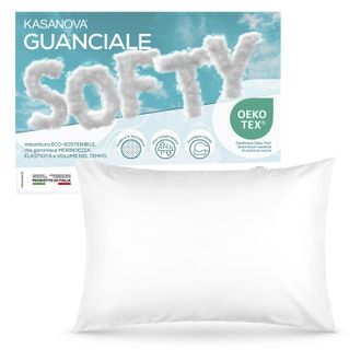 KASANOVA Cuscino guanciale traspirante bianco Softy