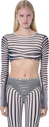 Jean Paul Gaultier Donna, Top, Grigio, M, new