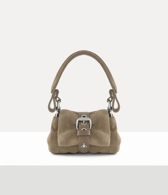 Vivienne Westwood Hazel Treasure Charm Handbag Suede Stone One Size Women