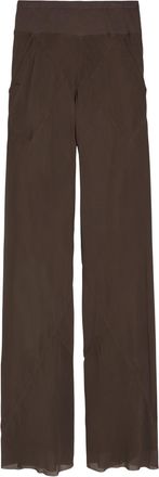 Rick Owens Silk-georgette - Brown - 42 (UK10 / S)