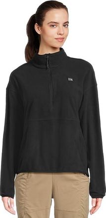 Mountain Hardwear Microchilltm Pullover Womens Sweater Black : XL, Fleece/Polyester