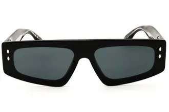 Isabel Marant IM0169GS Rectangular Plastic Frame Sunglasses - Black