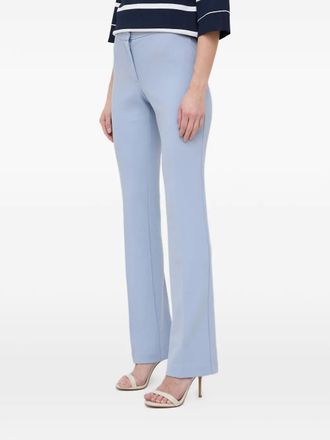 Guess Co straight-leg trousers - women - Fabric - 40 - Blue