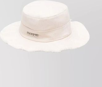 Jacquemus bob with fringed hem and wide brim