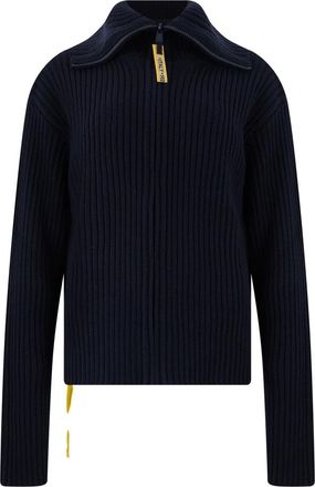 Fendi Cardigan - Heren - Vesten - Blauw - M - Wol - Truien & Vesten