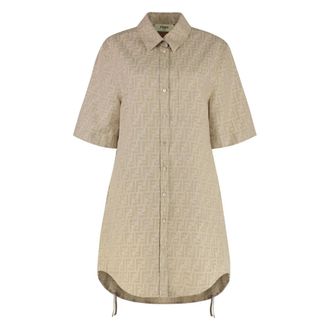 Fendi Mujer, Vestidos, Beige, Talla: S