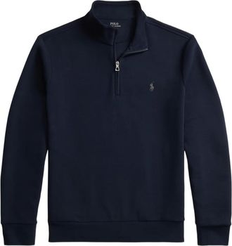 Polo Ralph Lauren Sweater met halve rits en opstaande kraag - Blauw