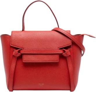 Celine Pre-owned Handbags, female, Red, Size: ONE SIZE Pre-owned Vintage Handbag