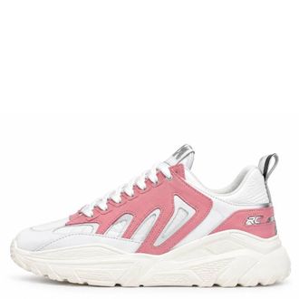 Roberto Cavalli Leather Low-Top Sneakers, Brand Size 39 ( US Size 9 )